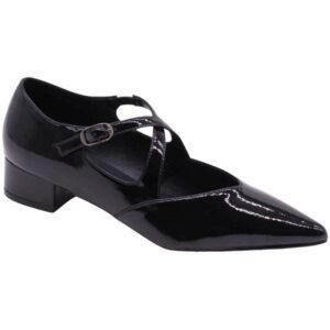 Salón de Tacón Bajo Tiras cruzadas Hebilla