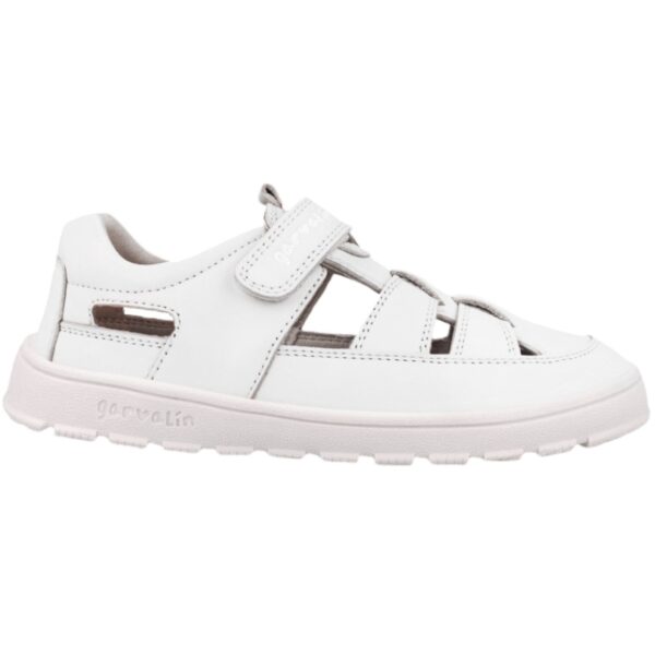 Sandalias Barefoot Piel Sport Garvalin modelo 252504 en color blanco