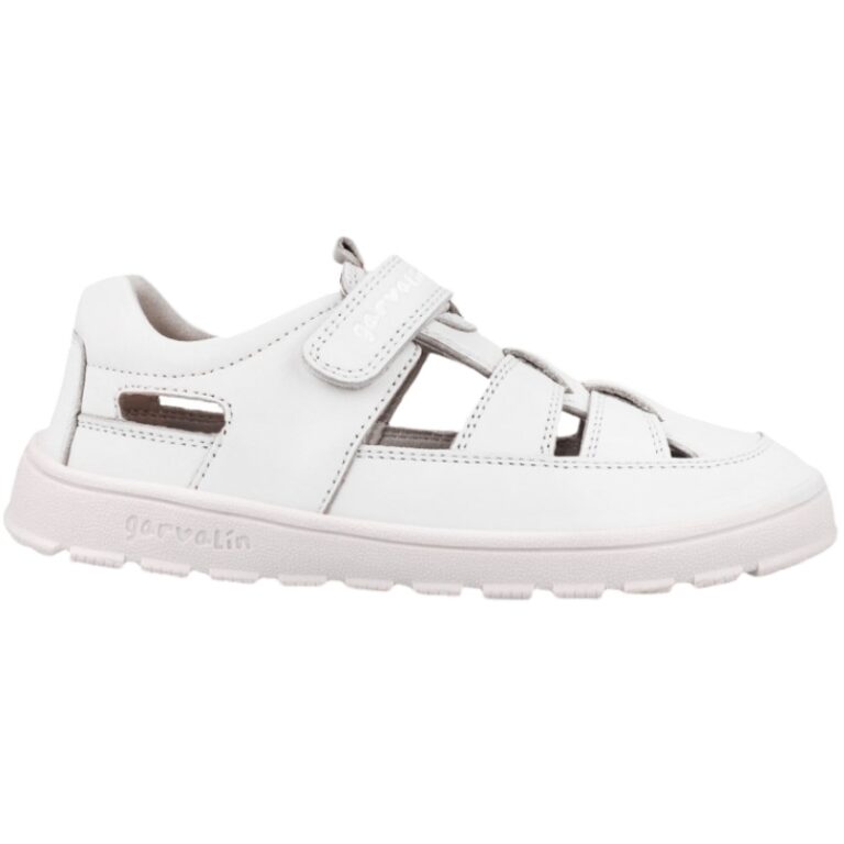 Sandalias Barefoot Piel Sport Garvalin modelo 252504 en color blanco