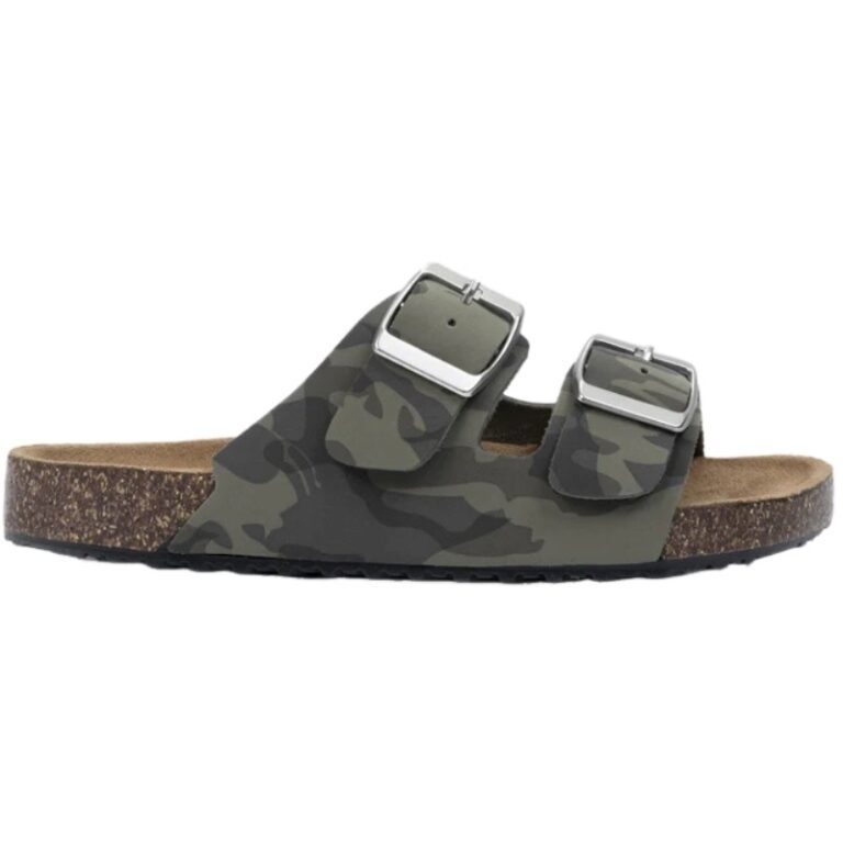 Sandalias Bio Alemanas para niños Isotoner modelo 99547 en color camuflaje