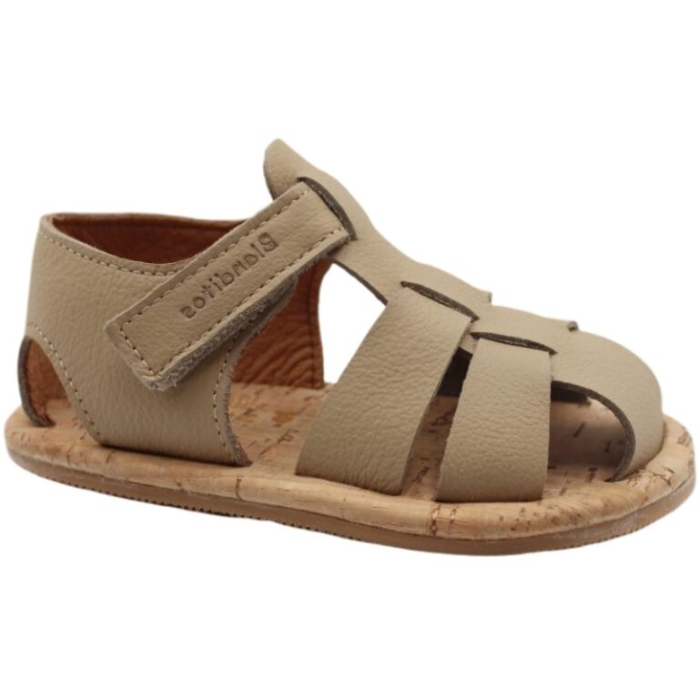 Sandalias Respetuosas de piel Artico Blanditos modelo BOGA en color arena