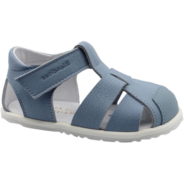 Sandalias Respetuosas de piel Costa Blanditos modelo COSTA en color azul