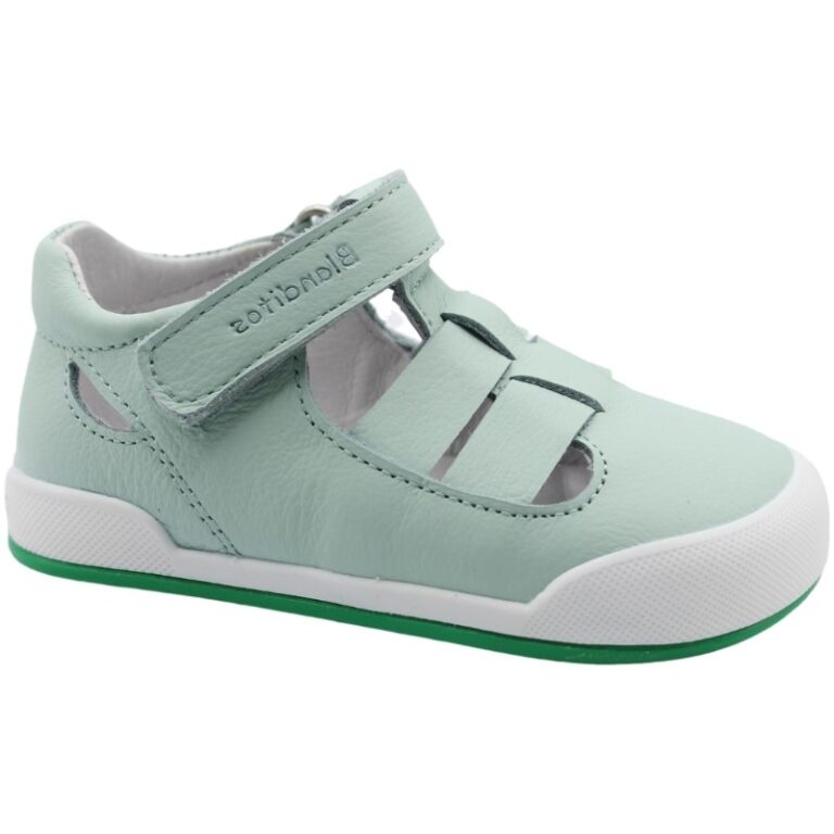 Sandalias Respetuosas de piel Oceano Blanditos modelo OCEANO en color verde