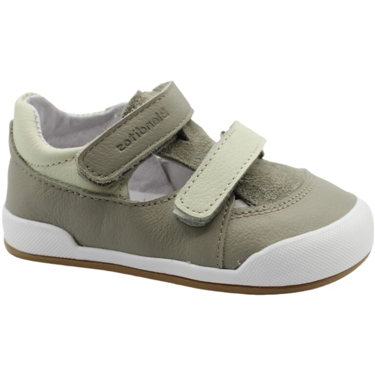 Sandalias Respetuosas de piel Popa Blanditos modelo POPA en color verde