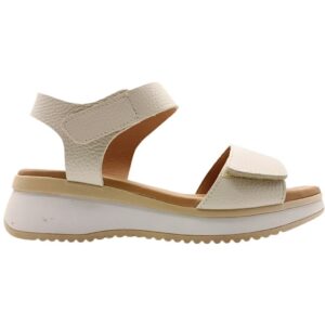 Sandalias Soft Piel Velcros Cuña Mujer