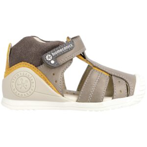 Sandalias de piel con cuña de yute para mujer