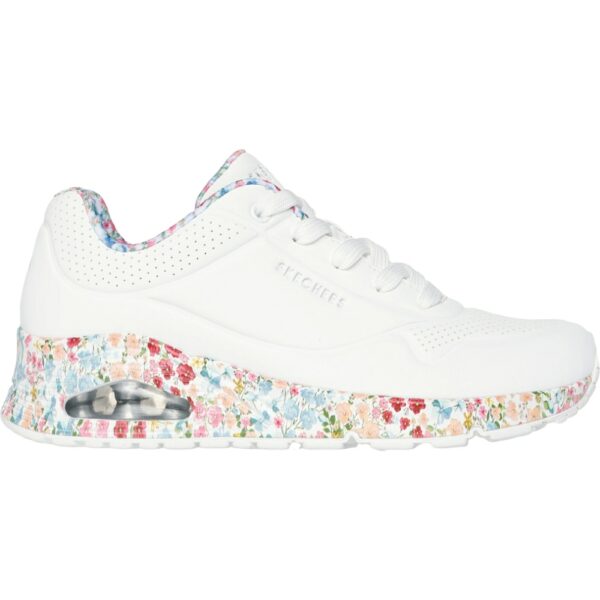 Zapatillas Air Flower Uno Mujer Skechers modelo 155583 en color blanco