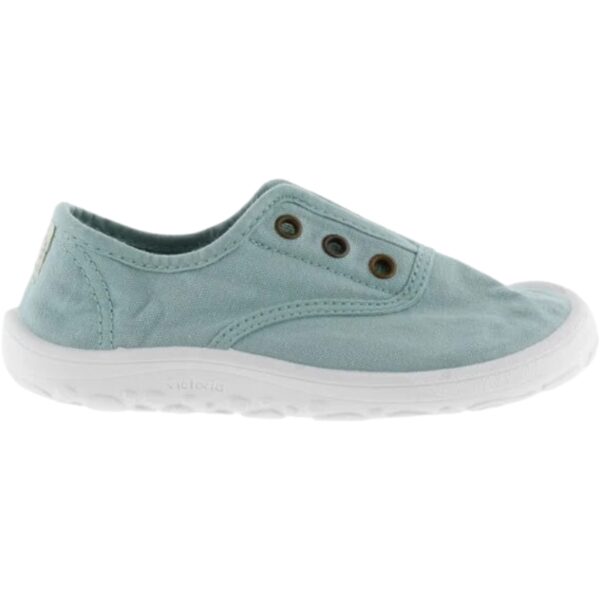 Zapatillas Barefoot Inglesa Lona Elastic Victoria modelo 1370110 en color manzana