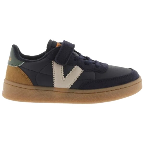 Zapatillas Casual Velcro Elastic Victoria modelo 1256106 en color marino