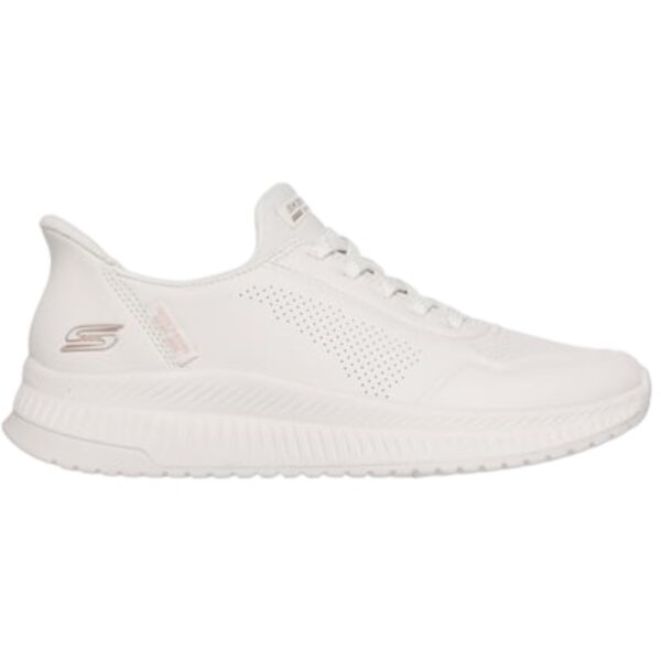 Zapatillas Mujer Slip-in Key Look Skechers modelo 117740 en color blanco