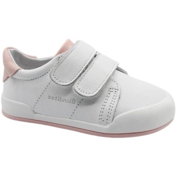 Zapatillas Respetuosas Blanditos Londres modelo LONDRES en color blanco/rosa