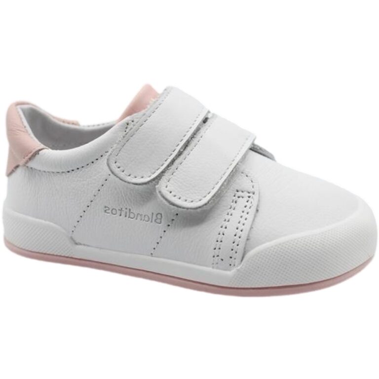 Zapatillas Respetuosas Blanditos Londres modelo LONDRES en color blanco/rosa