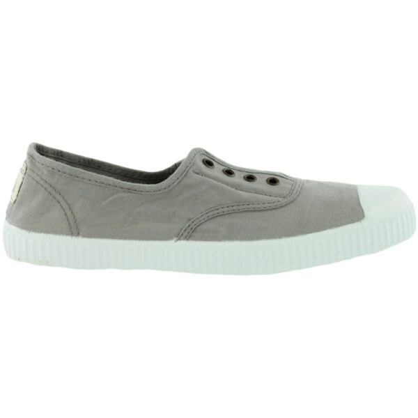 Zapatillas Victoria de Lona con Elástico 106623 gris Zapatillas Victoria de Lona con Elástico modelo 106623 en color gris