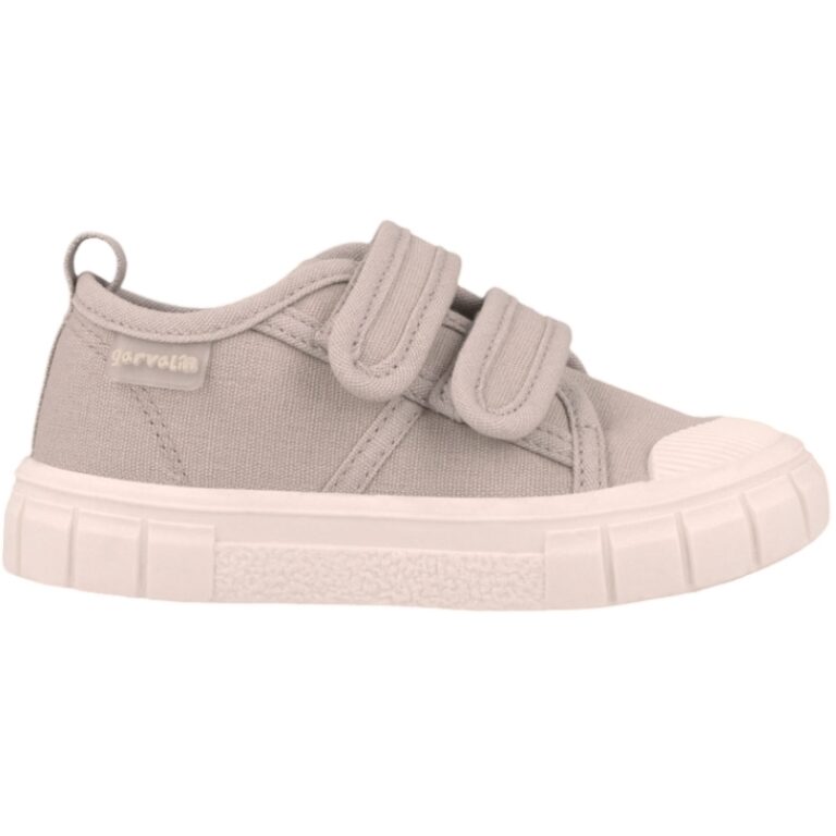 Zapatillas de Lona Velcro Garvalin modelo 252381 en color crudo