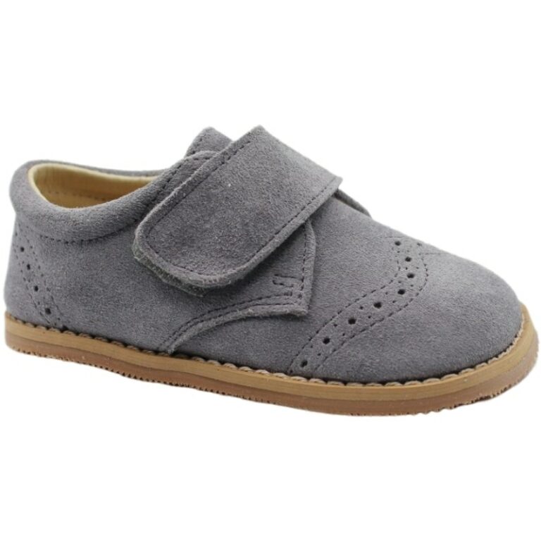 Zapatitos de Serraje picado Oslo Blanditos modelo OSLO en color gris