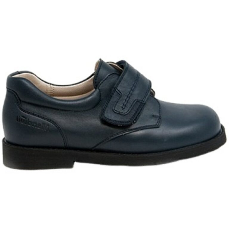 Zapato Blúcher Ortopédico con Velcro de Mendivil modelo 30526 en color marino