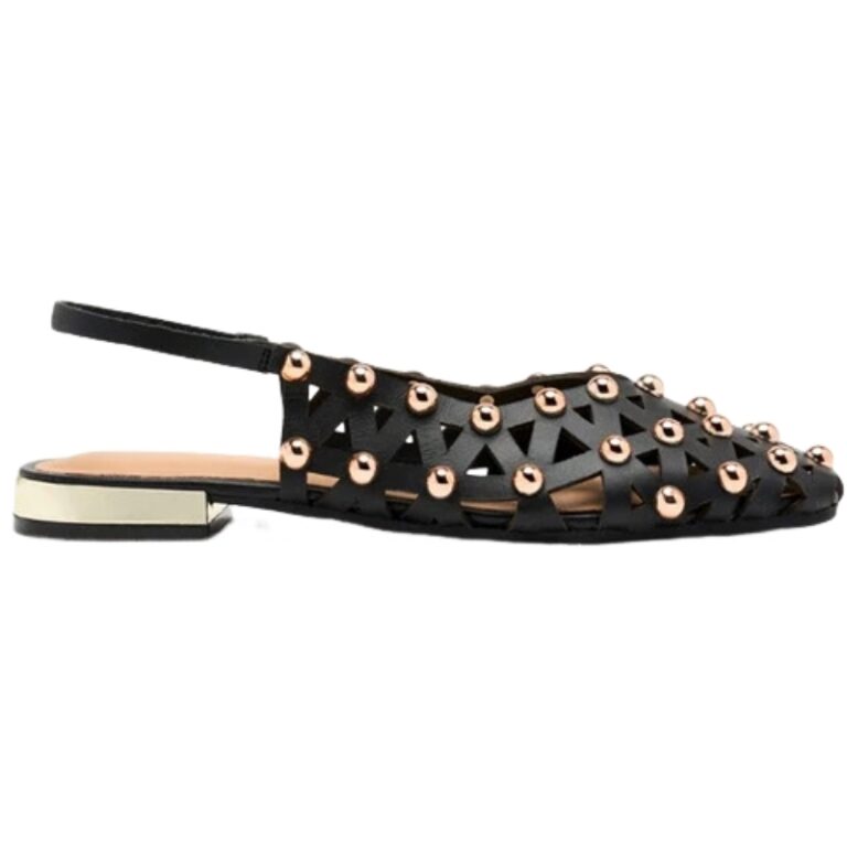 Bailarina Tachas Piel Destalonada Calamus GIOSEPPO modelo 75135 en color beige