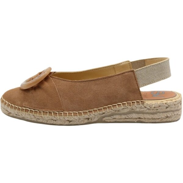 Alpargata Elastic Serraje Adorno Salvi modelo 1320160049 en color taupe