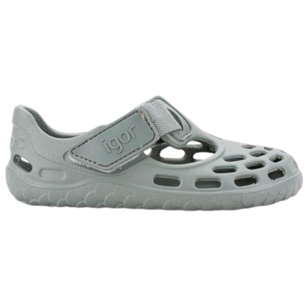 Cangrejeras Barefoot Velcro Croc Tijuca modelo S10365 en color verde