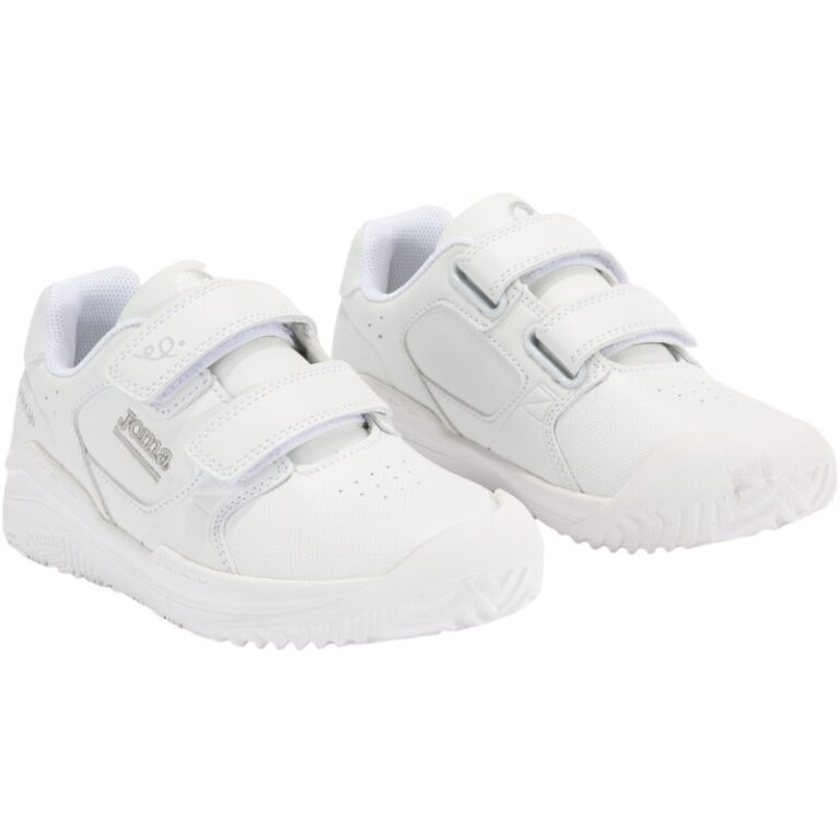 Deportivas Velcro Niños Ginkana Piel Joma modelo WGIN en color blanco