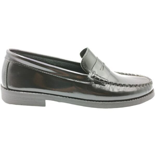 Mocasín Castellano de Piel Florentic modelo 961 en color negro
