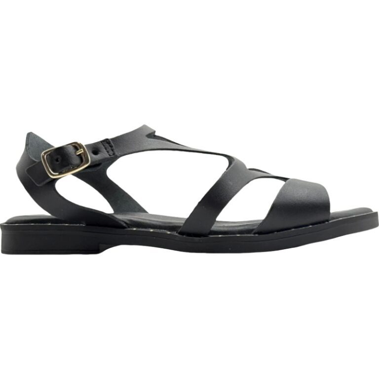 Sandalias de Piel Cruzadas Soft De Pablos modelo 2209 en color negro