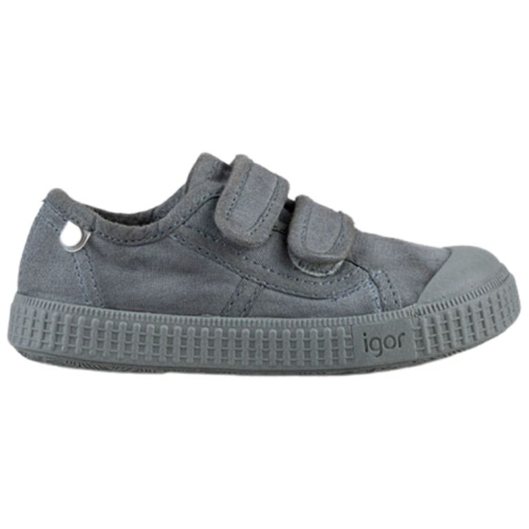 Zapatilla de lona Berri Velcro Igor al tono modelo S10296 en color verde
