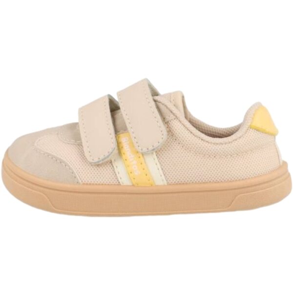 Zapatillas Barefoot de Velcro Guppy Blanditos modelo GUPPY en color arena