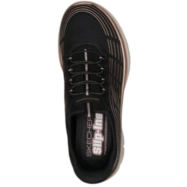 Zapatillas Deportivas Mujer Summits Plus Skechers modelo 150611 en color negro