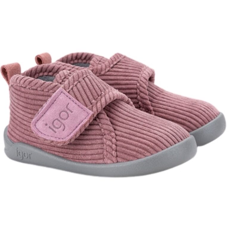 Zapatillas para casa Respetuosas de Pana Igor modelo W10310 en color rosa