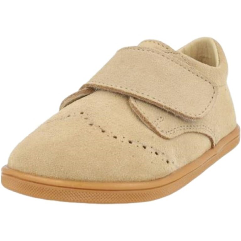 Zapatitos de Serraje picado Quito Blanditos modelo QUITO en color arena