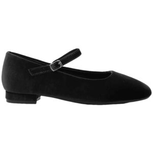 Bailarinas con Hebilla y Tacón Terciopelo Azarey