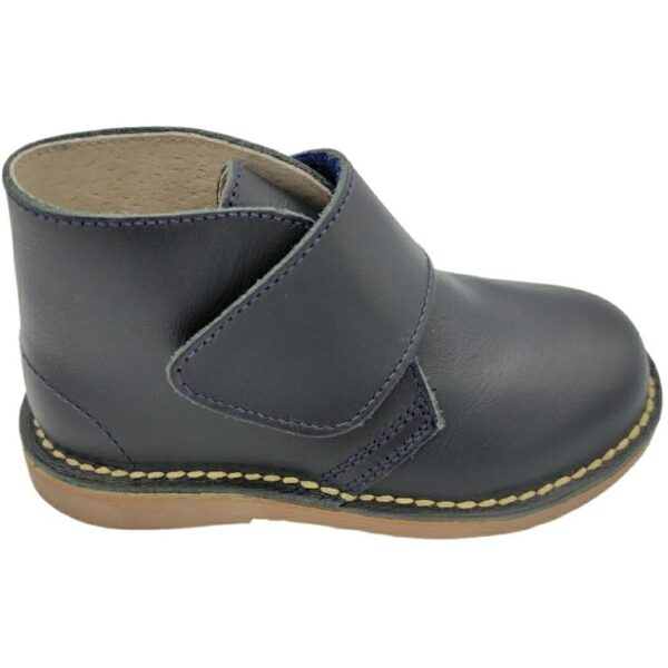 Botas de Piel con Velcro modelo 2006* en color marino