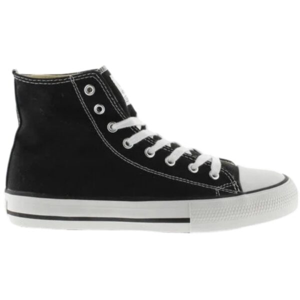 Botas de lona Tribu Canvas Victoria modelo 106500 en color negro