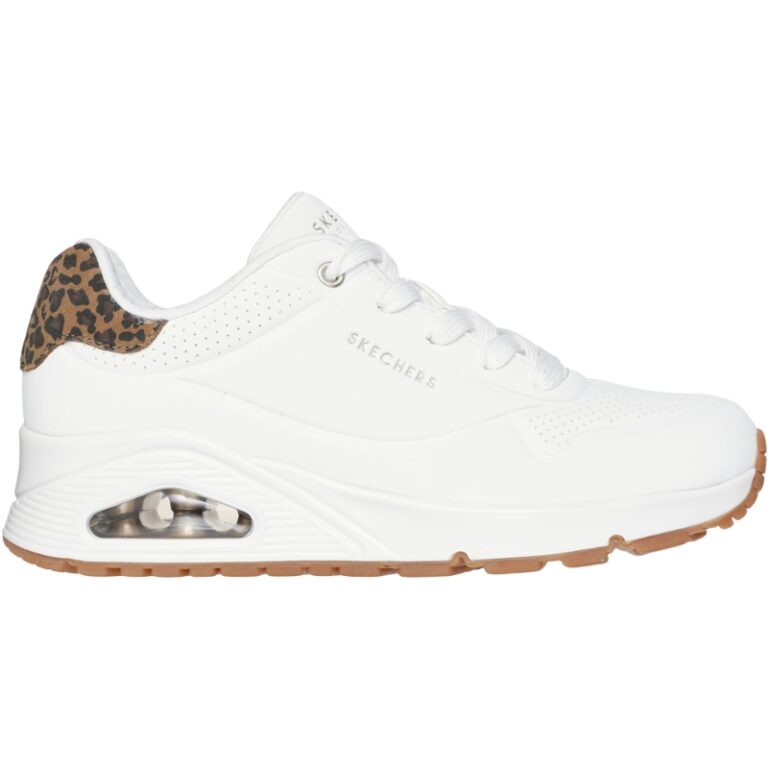 Zapatillas Air Animal Print Cordon Skechers modelo 177093 en color blanco