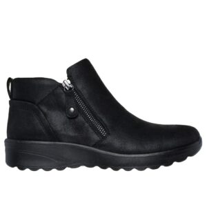 Botines de piel para mujer con cremallera Skechers