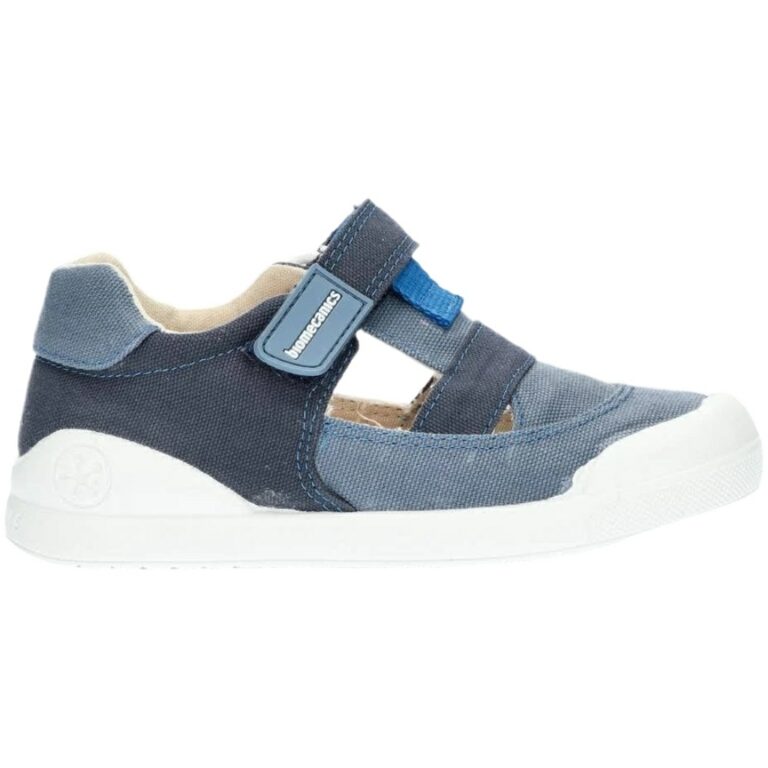Cangrejeras Cerrada Combinada Lona Biomecanics modelo 212231 en color jeans