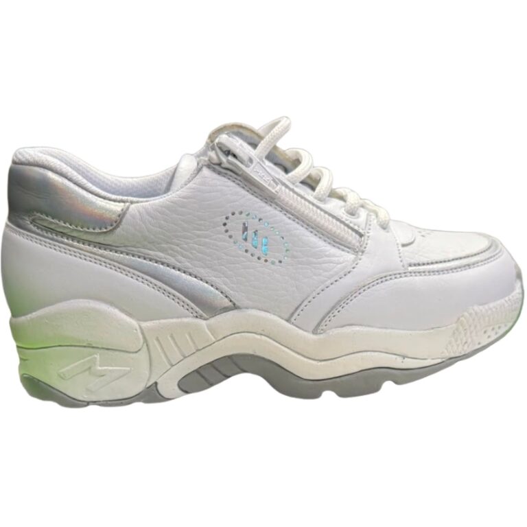 Deportivas Ortopédicas Cremallera Sport Mendivil modelo 32063 en color blanco
