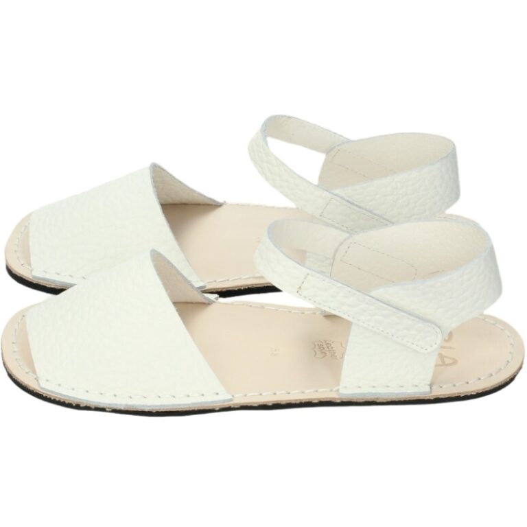 Menorquinas Respetuosas con Velcro Ria Menorca modelo 29880 en color blanco