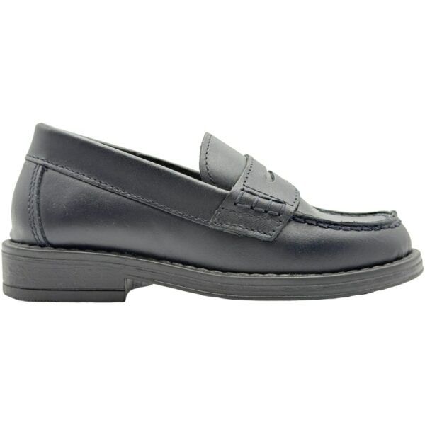 Mocasín Clásico Brillante Piel Soft De Pablos modelo 60 en color marino