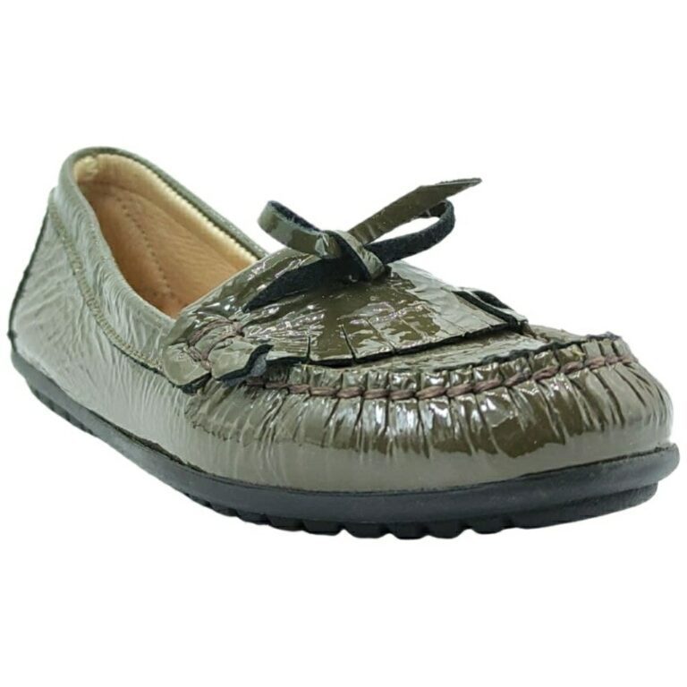 Mocasines Thousand de Charol para Niña modelo BAFLE en color gris
