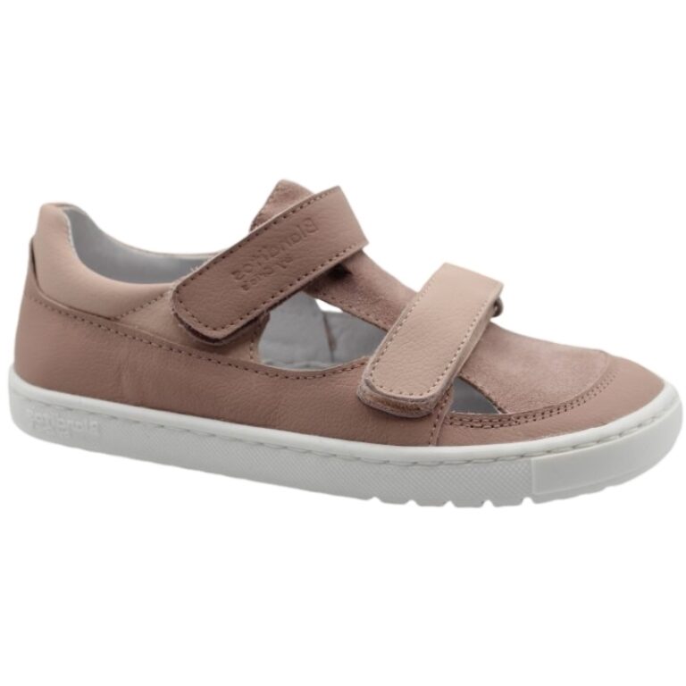 Sandalias Barefoot de piel Viento Blanditos modelo VIENTO en color rosa