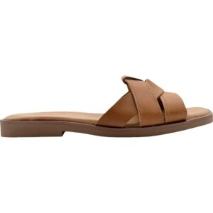 Slippers de Piel con Pala Trenzada Soft De Pablos