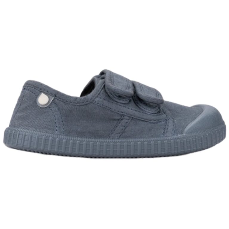 Zapatilla Respetuosa Lona Velcro tono Berri IGOR modelo S10352 en color azul