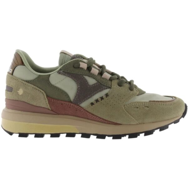 Zapatillas Mujer Nylon Serraje Casual Victoria modelo 1156112 en color kaki