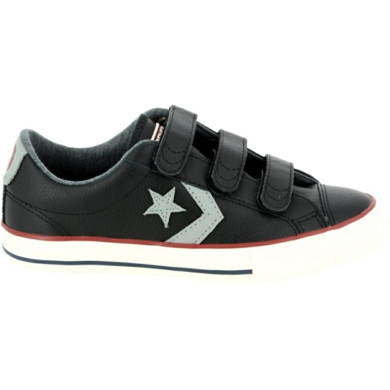 Zapatillas Piel Velcro Converse All Star modelo 658155C en color negro