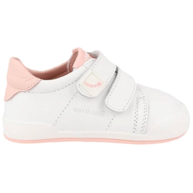Zapatillas Respetuosas New Londres Blanditos modelo LONDRES 26V en color blanco/rosa