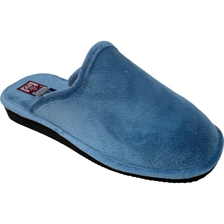 Zapatillas de casa chinela Gema García Aguamarina modelo 2902-5 en color aguamarina