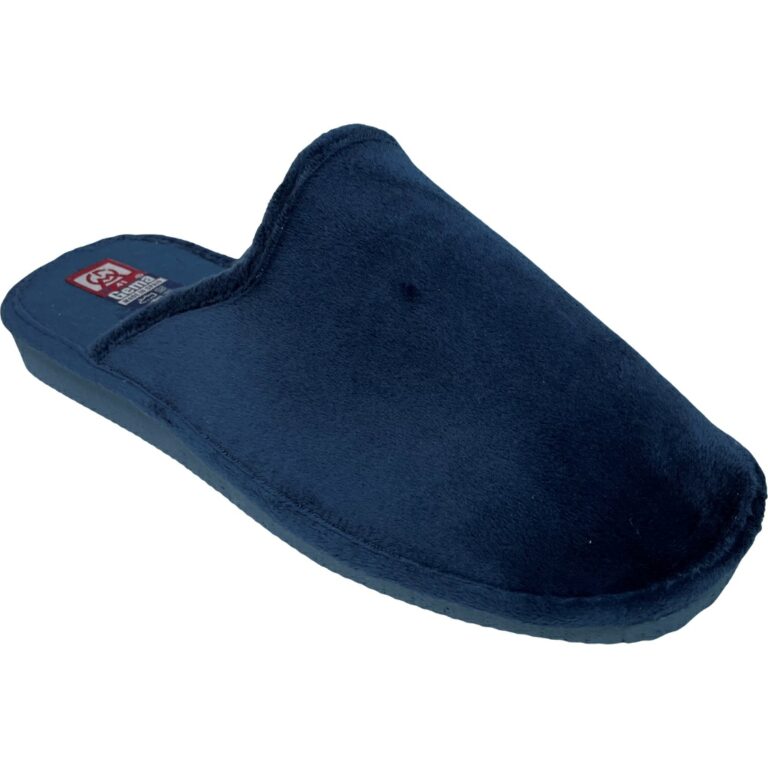 Zapatillas de casa chinela Gema García Marino modelo 2906-4 en color marino