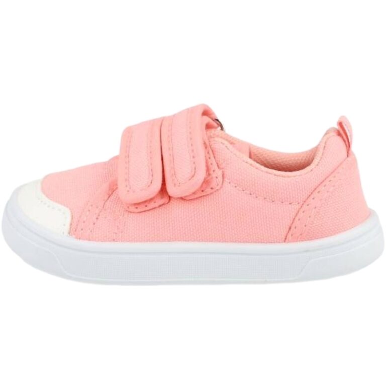 Zapatillas de lona Barefoot Velcros Koi Blanditos modelo KOI en color coral